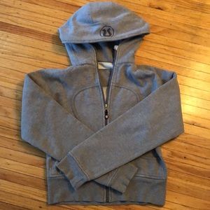 Lululemon Grey Zip-up Hoodie